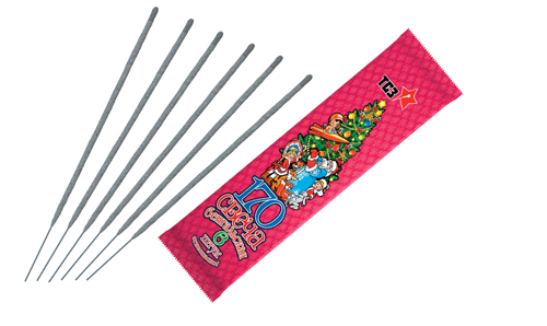  Бенгальские свечи 6 шт 170 мм в пакете  в Лагани