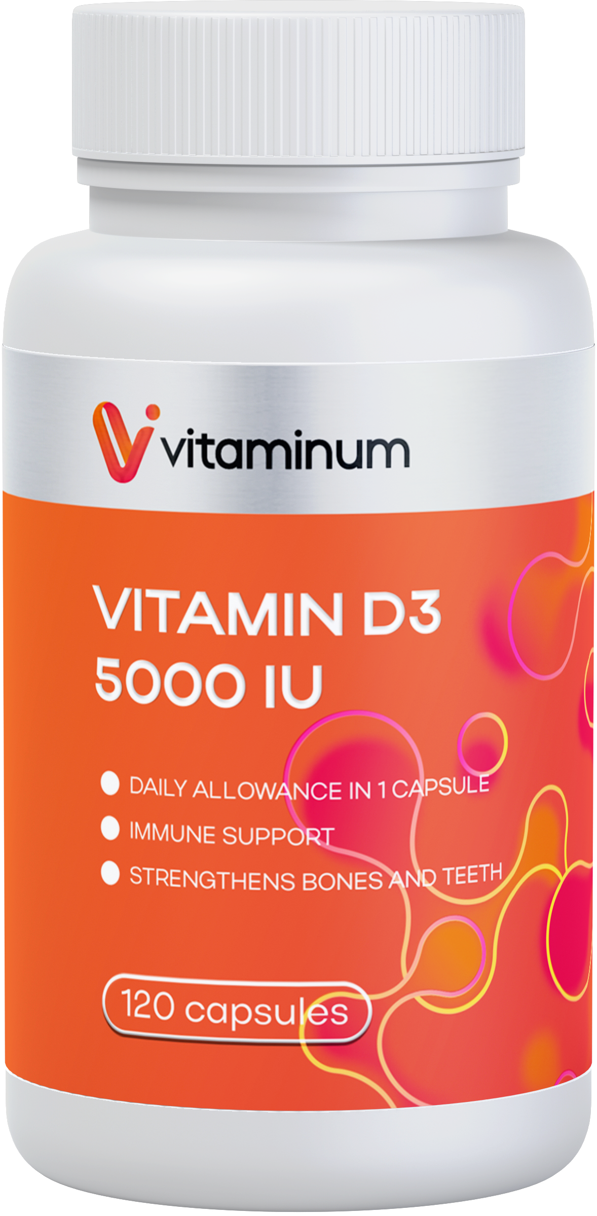  Vitaminum ВИТАМИН Д3 (5000 МЕ) 120 капсул 260 мг  в Лагани